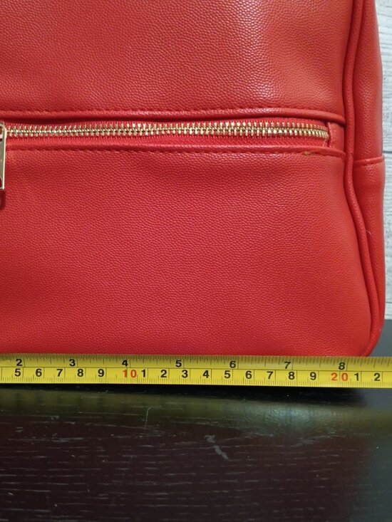 CXL Christian Lacroix Red Mini Backpack NWT Gold Hardware Pine Caviar Bag